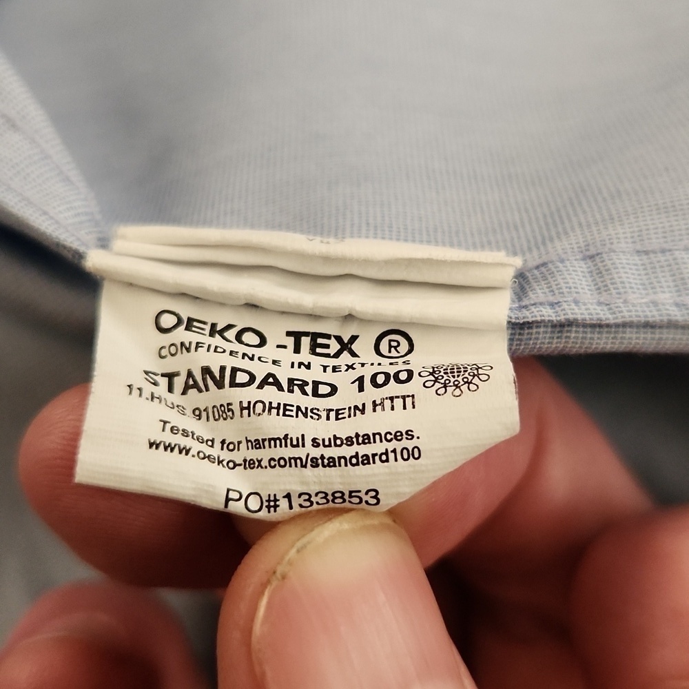 3/$20 Kenneth Cole Reaction Light Blue Button-Up Shirt - Picture 9 of 9